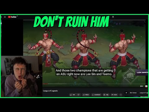 Caedrel Reacts To Lee Sin Getting An ASU