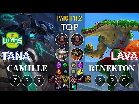 JAG TaNa Camille vs Lava Renekton Top - KR Patch 11.2