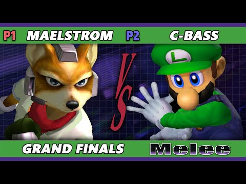 S@X 488 GRAND FINALS - Maelstrom (Fox) Vs. C-Bass [L] (Luigi) Smash Melee - SSBM