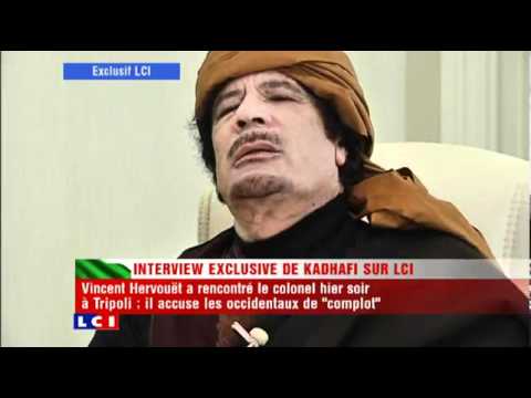 Kadhafi- l'interview exclusive en intégralité