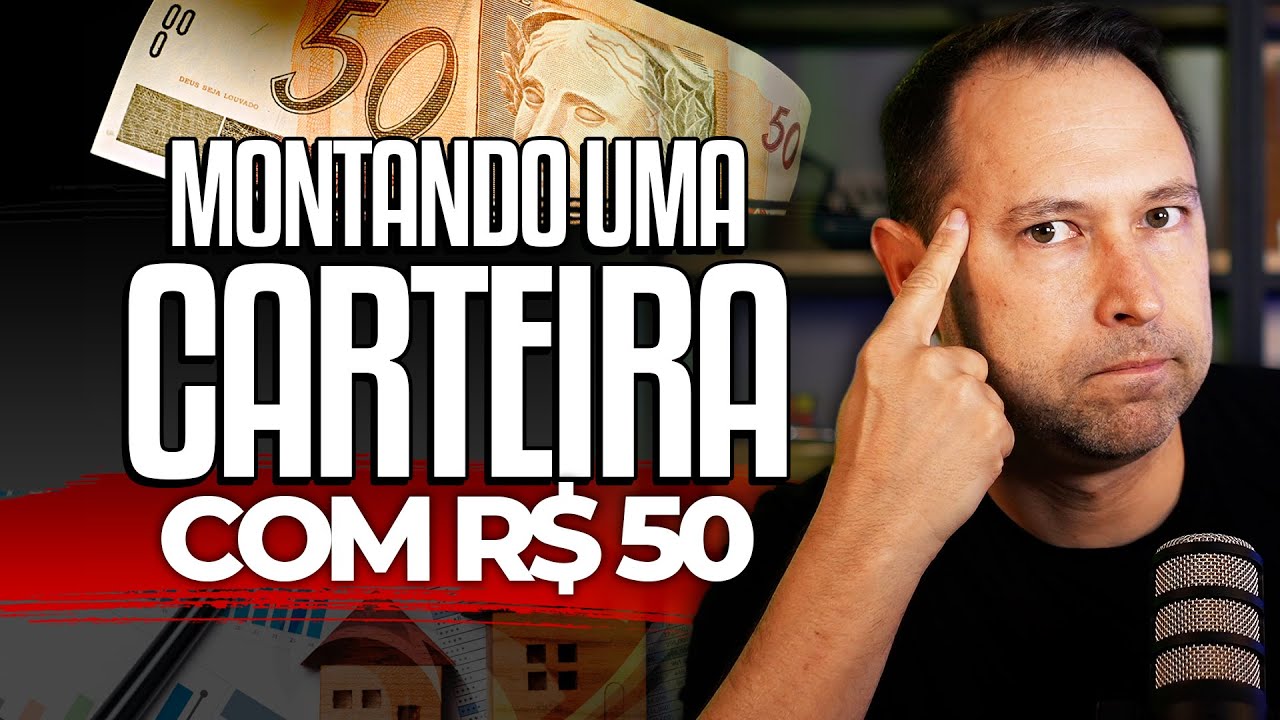 DIVIDENDOS PARA INICIANTES: Como MONTAR UMA CARTEIRA de FUNDOS IMOBILIÁRIOS com APENAS 50 REAIS?