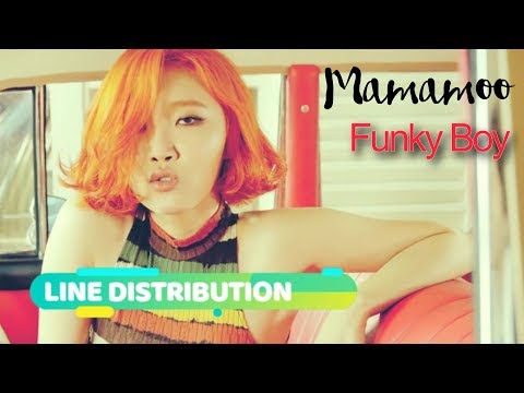 MAMAMOO - FUNKY BOY (Line Distribution)
