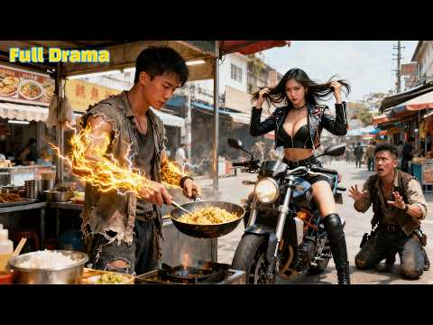 【ENG SUB】惡霸欺負機車女孩，怎料一旁買炒飯的窮小子竟是無敵神王，一刀封喉惡霸展現超強實力，絕色美女拿著千億資產下嫁！#爽剧 #逆袭 #萌娃（cyhd）