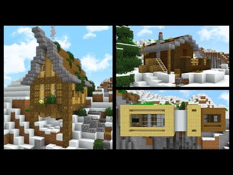 INSANE Minecraft Mountain Biome House Ideas!!