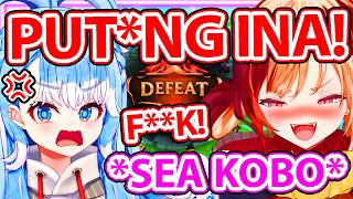 Gigi Can't Stop Laughing When Kobo Starts Swearing in League 【Hololive】