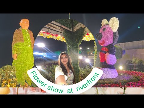 Flower show at riverfront|Dhrumi's vlog🫶🏻#shots #shorts #love #kite #2024 #ram #flowers
