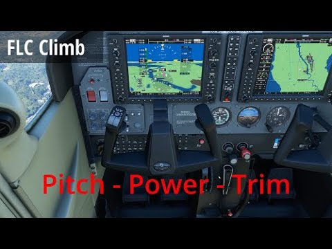 FS2020 G1000 Autopilot Tutorial - Flight Level Change (FLC) - By real-world CFI/ATP