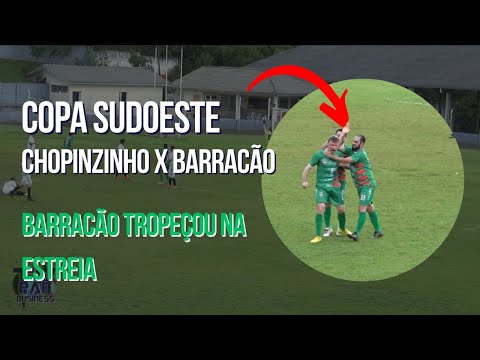MELHORES MOMENTOS DE Chopinzinho x Barracão Copa Sudoeste de Futebol