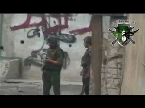 استهداف سيارة لقوات النظام من قبل كتيبة دمشق عاصمة الأمويين