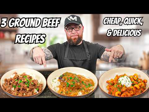3 Ground Beef Meals for Under $15 — Quick, Cheap & Delicious!