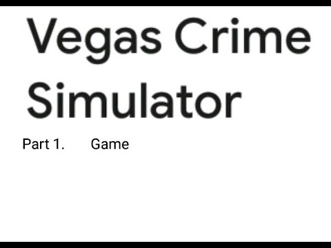 English Vegas Crime Simulator : 👍 Good stream | Playing Solo | Streaming with Turnip