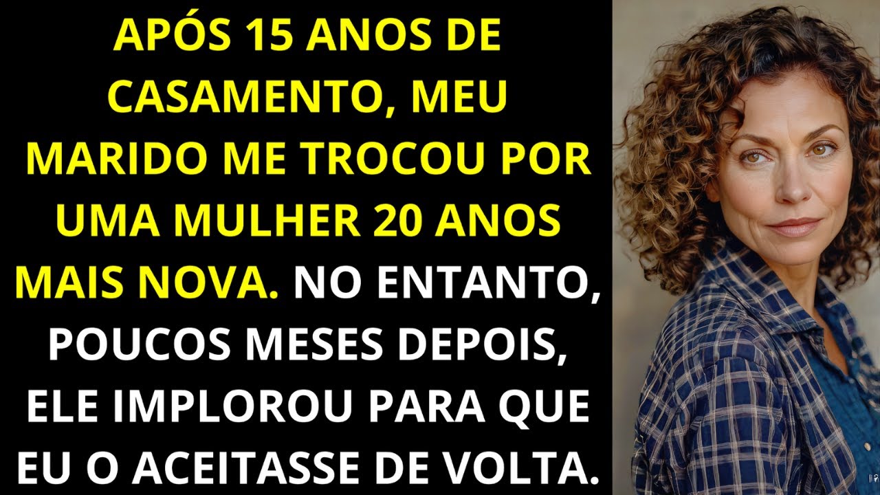 Meu marido me trocou por uma mulher mais jovem, mas logo implorou para voltar