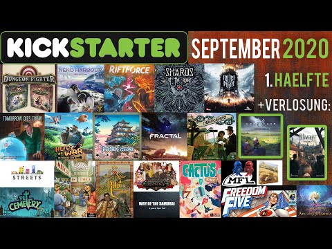 Brettspiele auf Kickstarter im September 2020 (1. Hälfte) - Kickstartervorschau - + VERLOSUNG! -