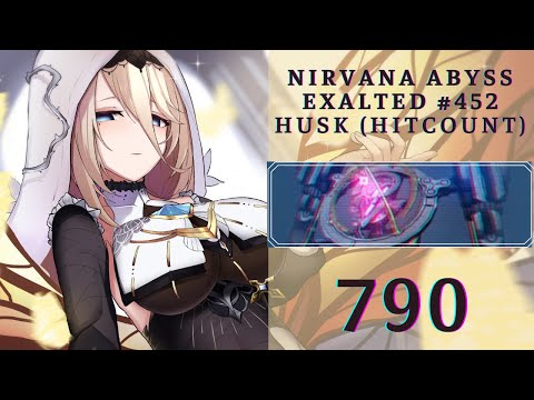 【HI3 SEA】EX Abyss - Nir 452D - Husk - HitCount(790), DP(SS0), Fischl(SSS) ,GD(SSS) ,Klein 4*