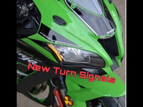 New Rage Cycles LED Front Turn Signals Kawasaki ZX10R 2016