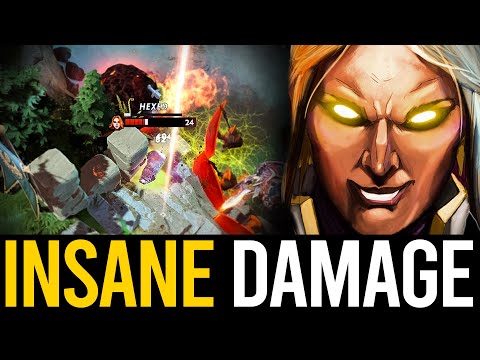 INSANE DAMAGE COMBO WITH ETHEREAL BLADE BUILD | Dota 2 Invoker