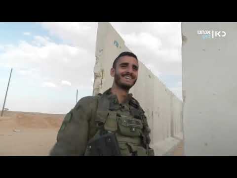 Israeli Soldiers from the Golani Brigade go into Gaza
