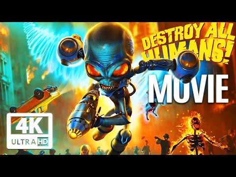 DESTROY ALL HUMANS REMAKE All Cutscenes (Game Movie) PC 4K 60FPS UltraHD