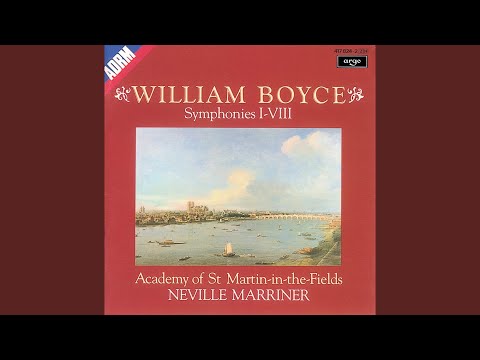 Boyce: Symphony No. 1 in B flat Major