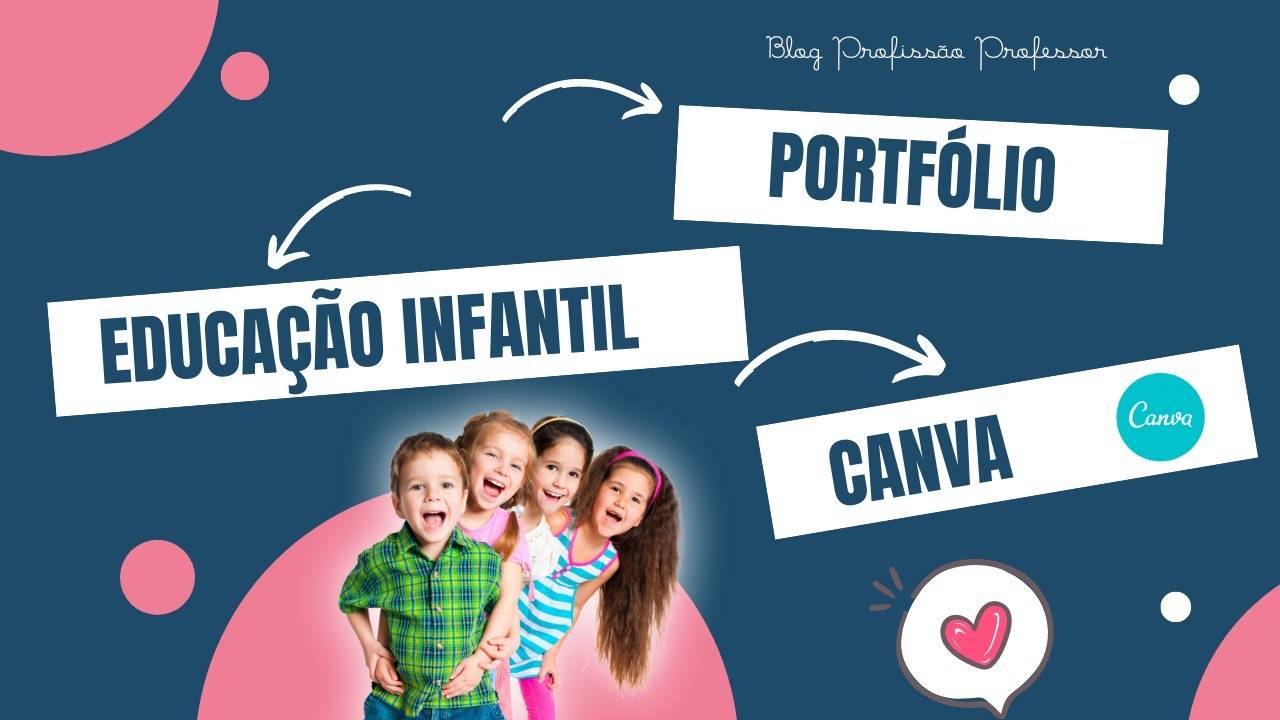 💙Como criar um portfólio para a avaliação na educação infantil usando o Aplicativo Canva
