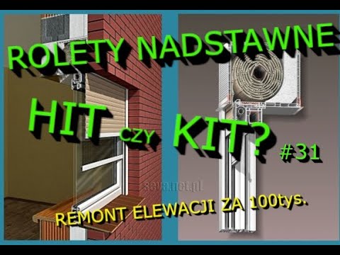 Are the external blinds insulated? I'll take them apart and show you that... #RemontElewacjiZa100...