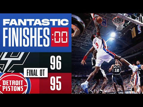 Final OT Spurs vs Pistons - 2005 NBA Finals 🚨🔥