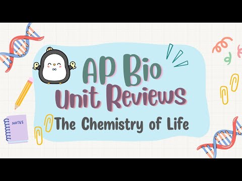 AP Biology Review: Unit 1 Chemistry of Life