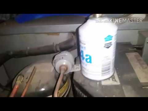 How to recharge a commercial refrigerator with R134