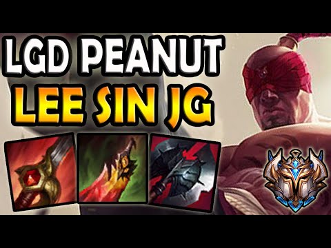 Peanut LEE SIN Jungle vs GRAVES - Korea Challenger Patch 10.18 ✔️