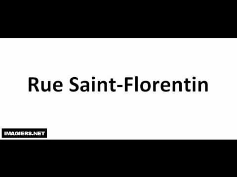 How To Pronounce French Streets # Rue Saint Florentin