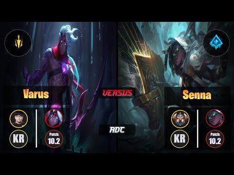 Lava VARUS (ADC) [Lethal Tempo] VS SENNA - Challenger KR Patch 10.2
