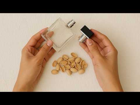 Trash to Treasure: DIY Minimalist Decor Using Perfume Bottle & Pistachio Shells