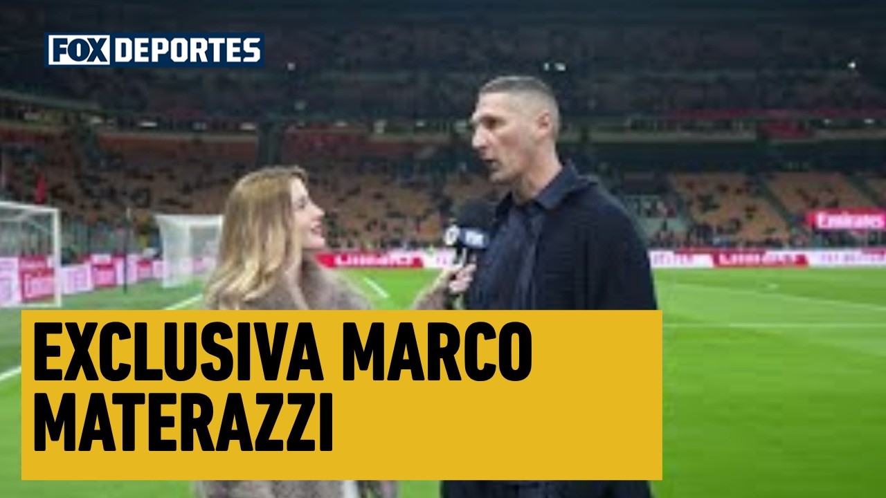 😳🔥 ¡LEYENDA EN SAN SIRO! Marco Materazzi habló con Ana Quiles | Serie A
