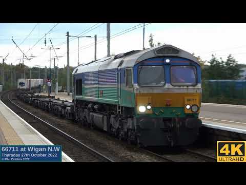 66711 at Wigan N.W - 27th October 2022
