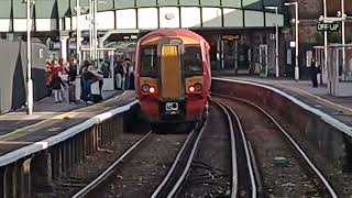 # 387302 and 387224 departing from platform 1 at Lewes heading off Ore Via Eastbourne #