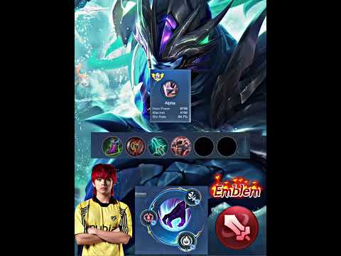 Alpha Best build 2025🔥 (Jungle lane) | Alpha MLBB #mobilelegends  #mlbb
