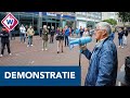 Demonstratie tegen bouwplannen bij voetbalclub ARC - OMROEP WEST