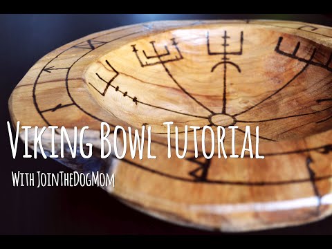 Viking Bowl Woddburning Tutorial