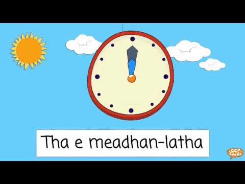 Go!Gaelic - Core Language 16 - Time