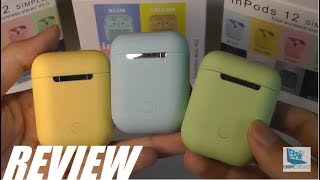 REVIEW: inPods i12 Macaron TWS Wireless Earbuds Airpods Clone (Super Copy)