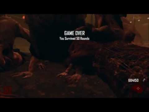 Black Ops 2 Zombies - ROUND 50! W/ JetGun and Suicide (Tranzit Zombies Solo)*NEW*
