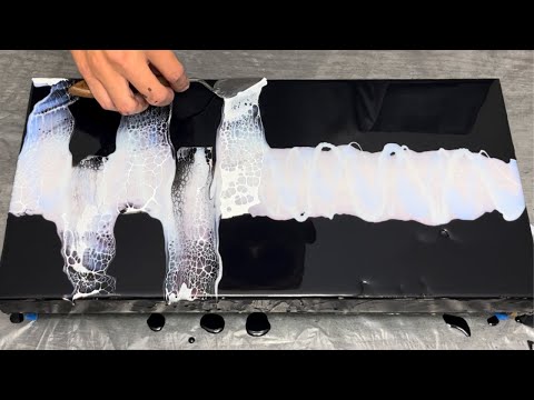 Pearlescent SURPRISES! This Acrylic Pour Did Not Disappoint! Fluid Art & Acrylic Pouring