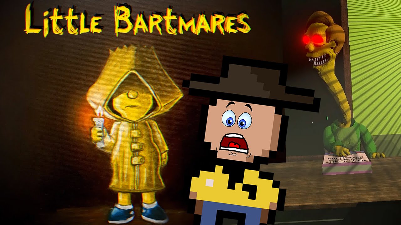COMO SERIA O LITTLE NIGHTMARES dos SIMPSONS? (Little Bartmares)