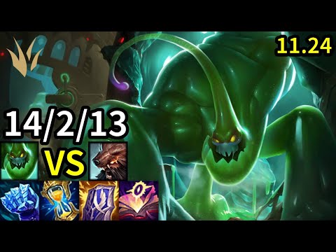 Zac Jungle vs Udyr - KR Grandmaster | Patch 11.24