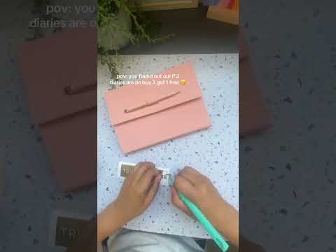 Get as many PU Blank Diaries as you can with our ongoing Buy 3, Get 1 FREE promo! 🤭 Also, look at