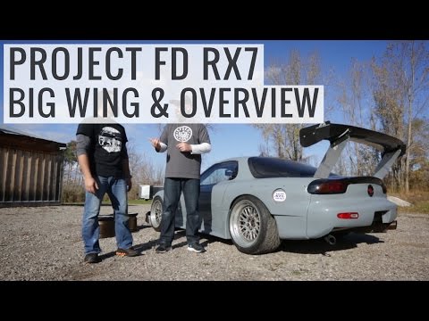 APR Big Wing Install & Project FD RX-7 Explained - Project FD RX-7