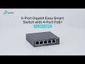 Network switch 5Ports Gigabit Ethernet PoE Vesion 2.0