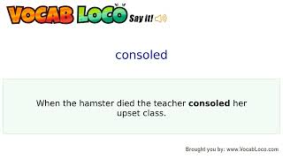 Video thumbnail for consoled