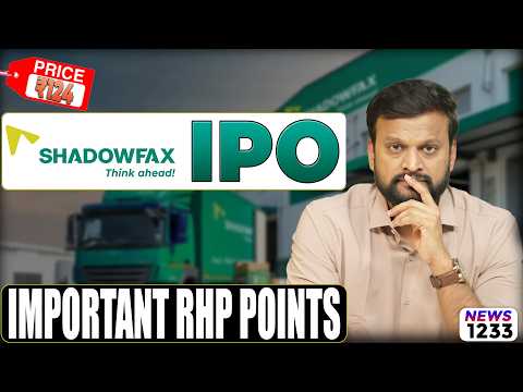 🟢Shadowfax IPO Important RHP Points.