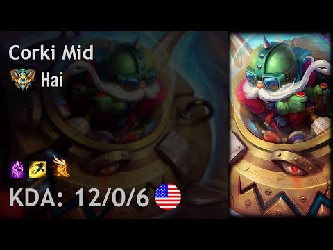 Corki Mid vs Vladimir - Hai - NA Challenger Patch 8.2
